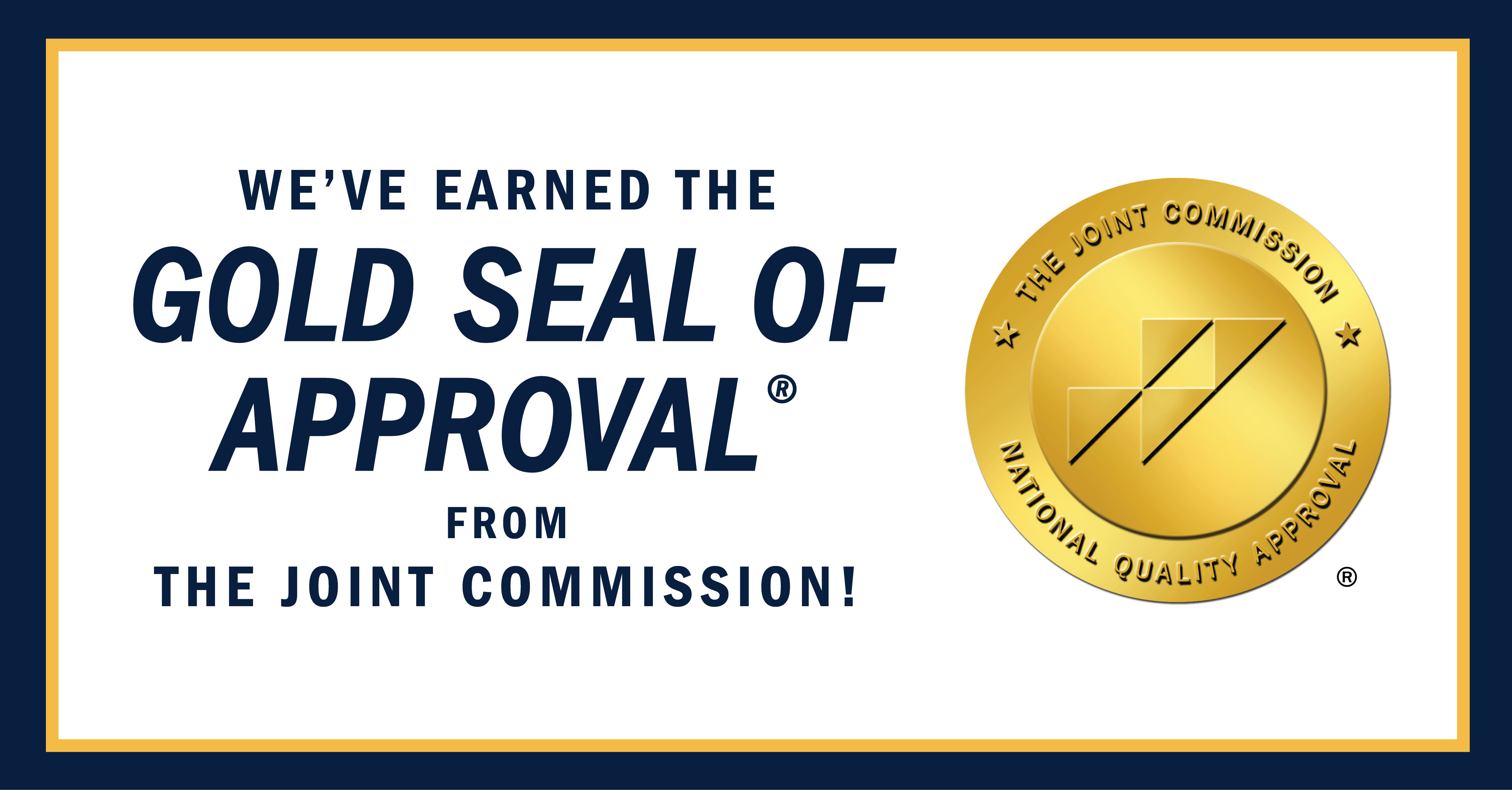 We've earned the Gold Seal of Approval We've earned the Gold Seal of Approval