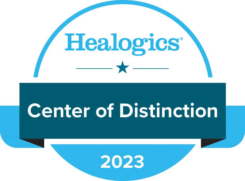 Healogics 2023 Center of Distinction Award